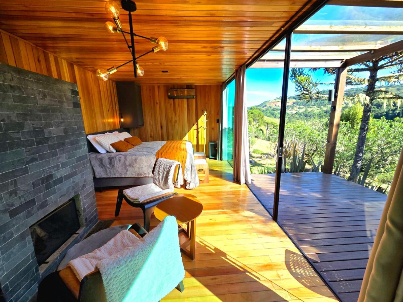 Alto Padrao Com Jacuzzi, Lareira E Cachoeira Exclusiva Urupema